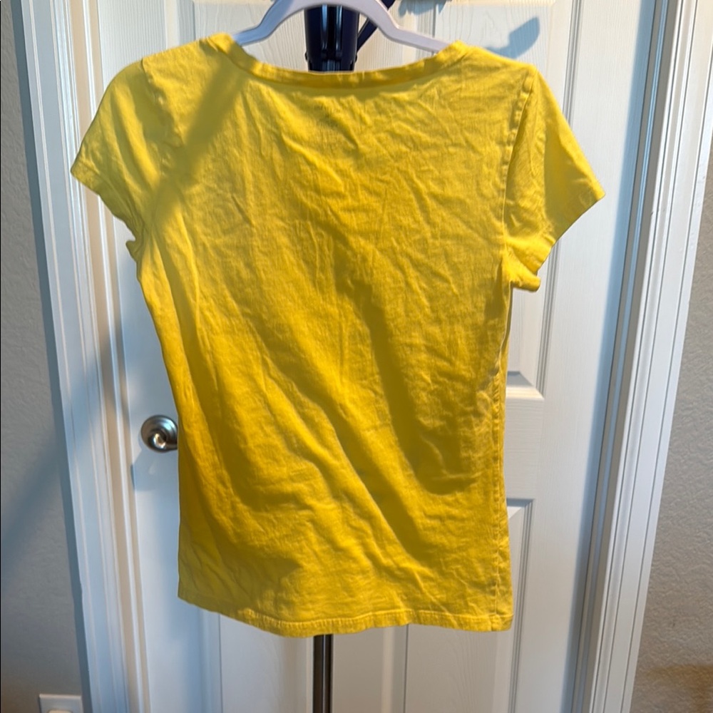 Copper Key Yellow Short Sleeve Tee with Playful Graphic. Size XL - Picture 4 of 4